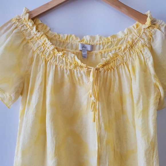 Joie Yellow Top - Picture 3 of 11